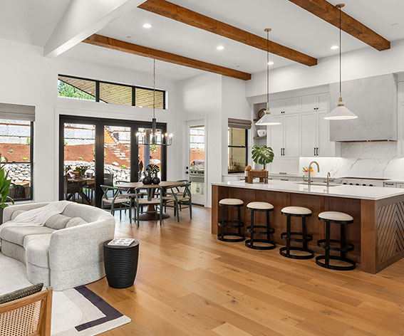 Contemporary residential kitchen